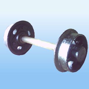 1T、1.5T礦車輪對(duì)